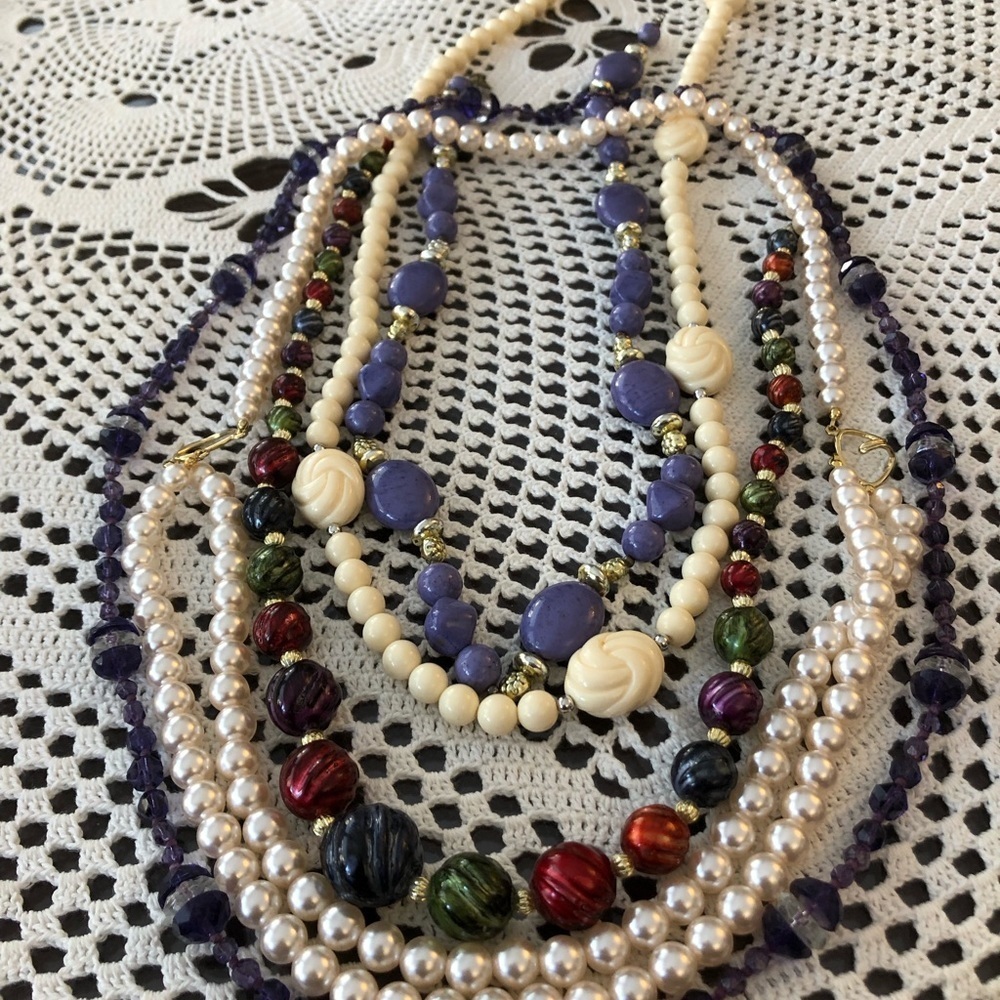 Bundle of Assorted Costume Jewelry Necklaces
